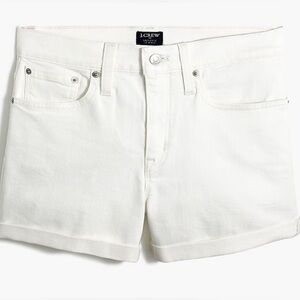 J.Crew Factory Classic denim short in white
